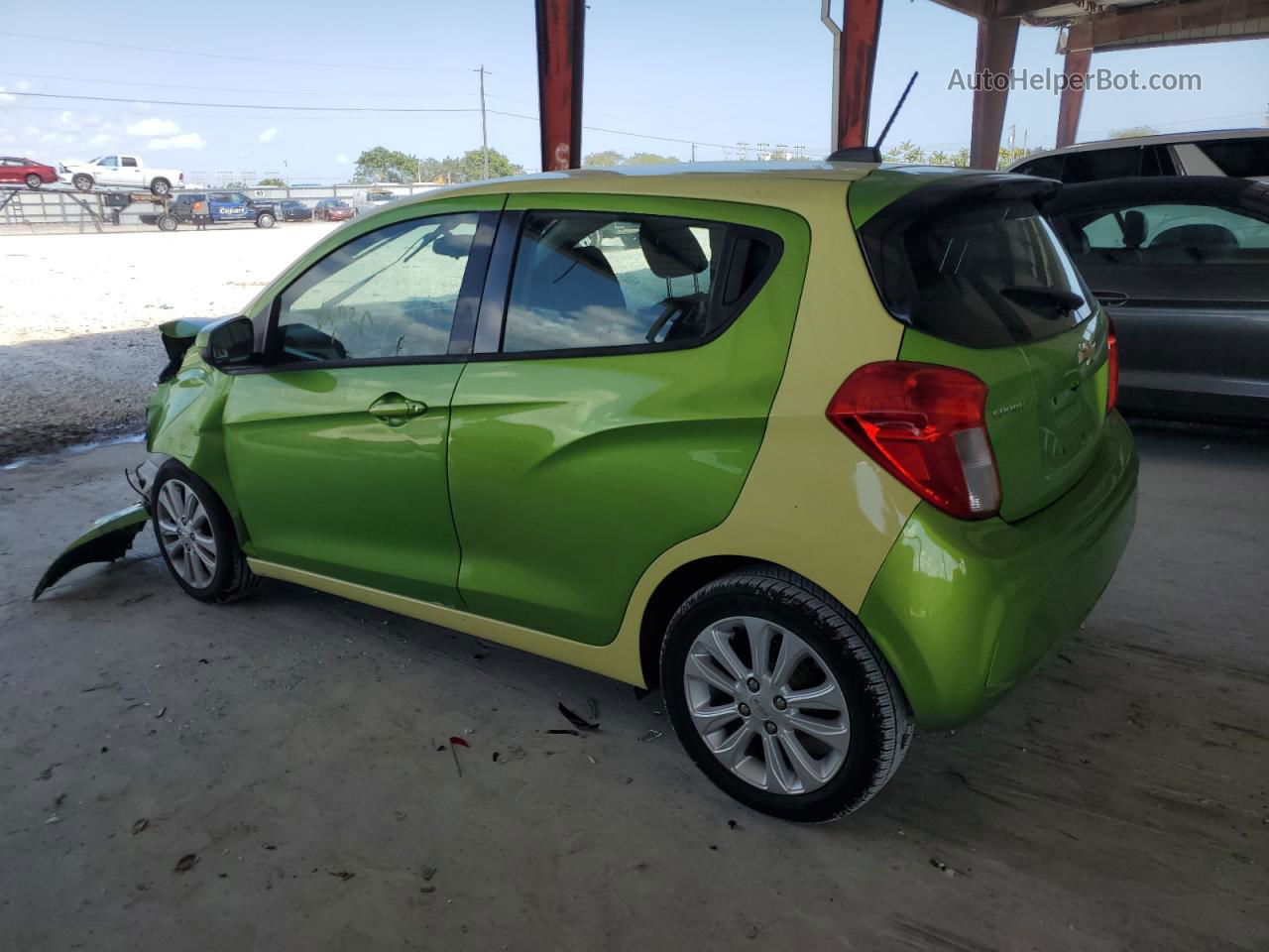 2017 Chevrolet Spark 1lt Green vin: KL8CD6SAXHC722623