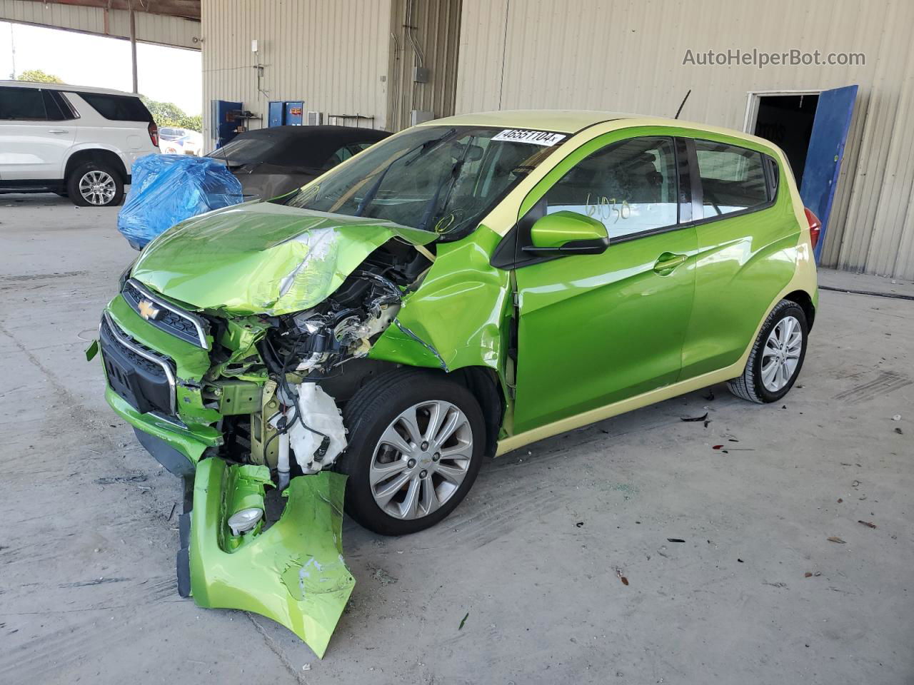 2017 Chevrolet Spark 1lt Green vin: KL8CD6SAXHC722623