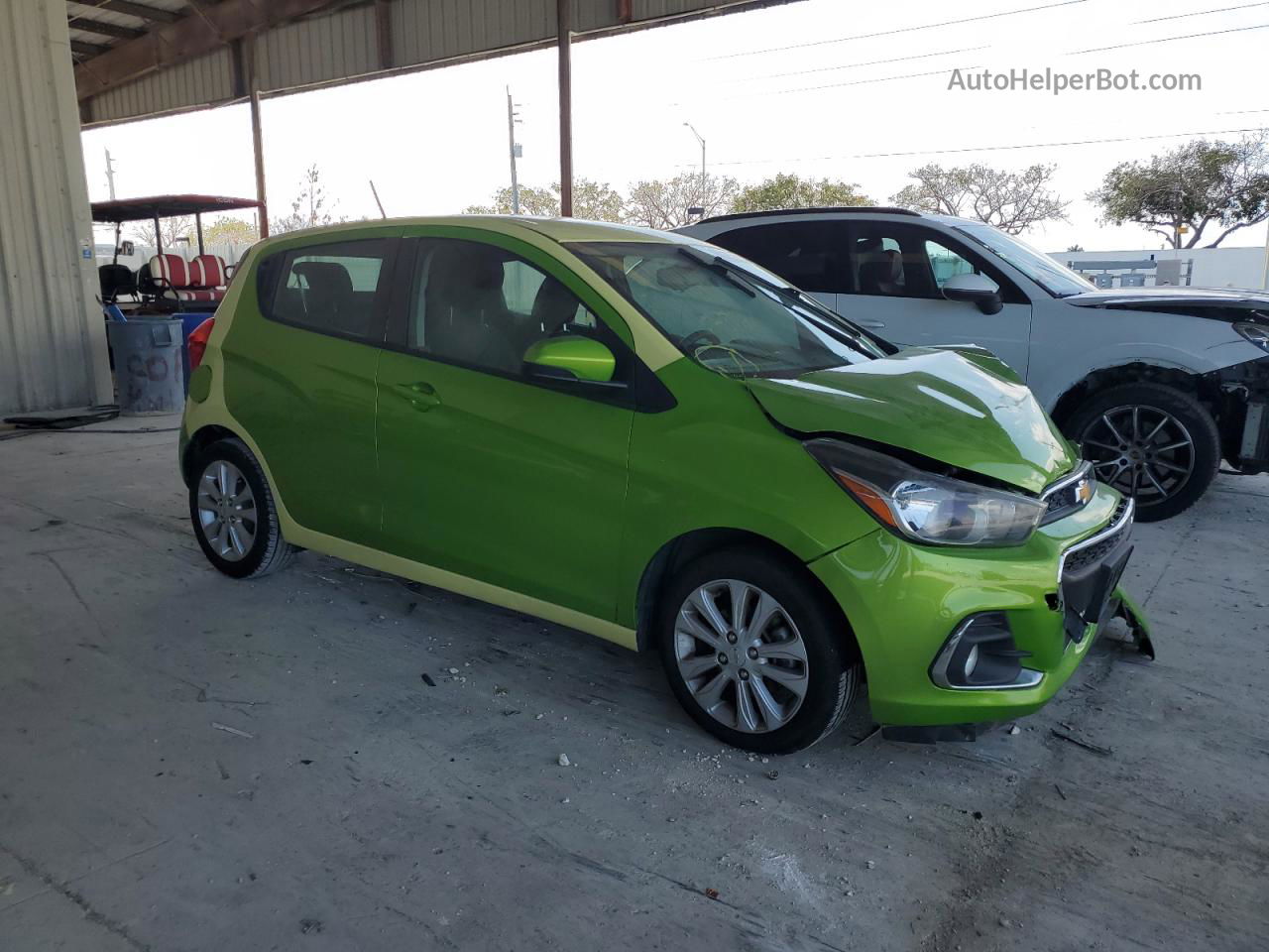 2017 Chevrolet Spark 1lt Green vin: KL8CD6SAXHC722623