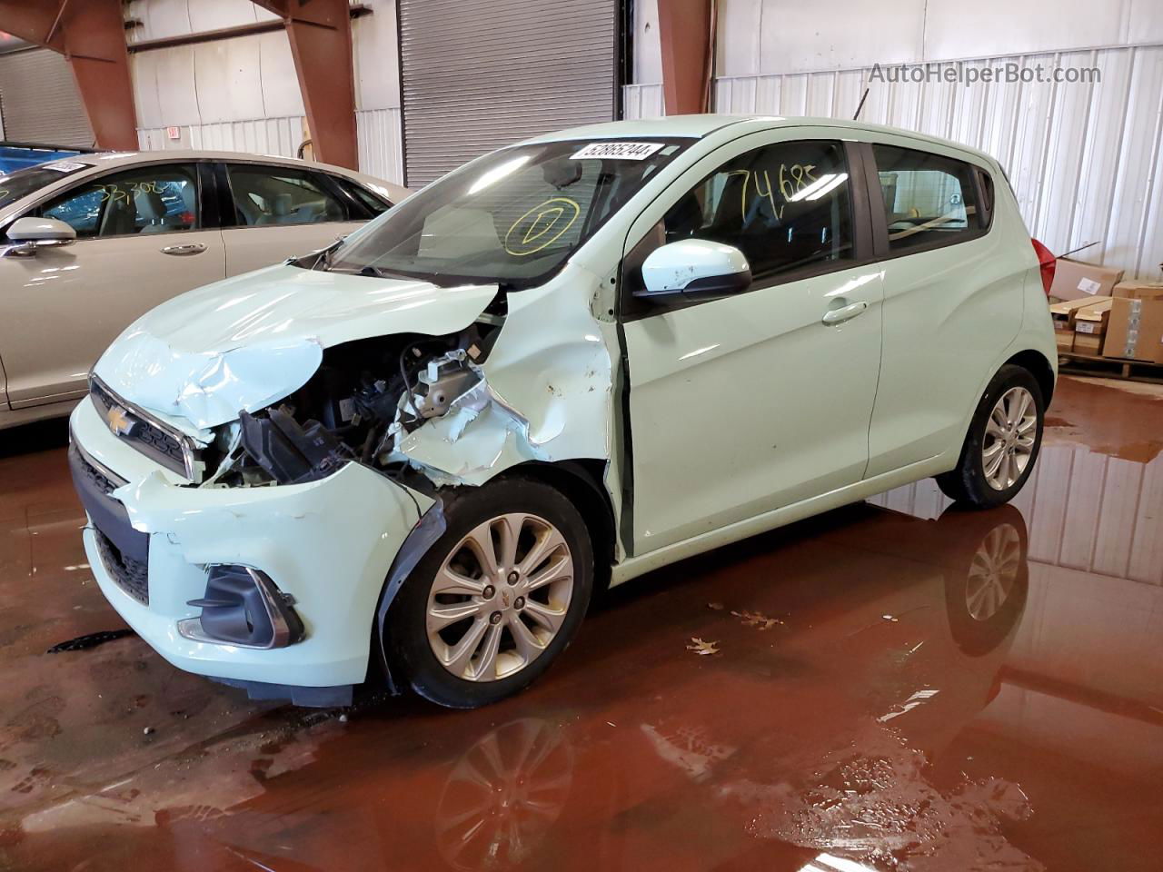 2017 Chevrolet Spark 1lt Green vin: KL8CD6SAXHC725618