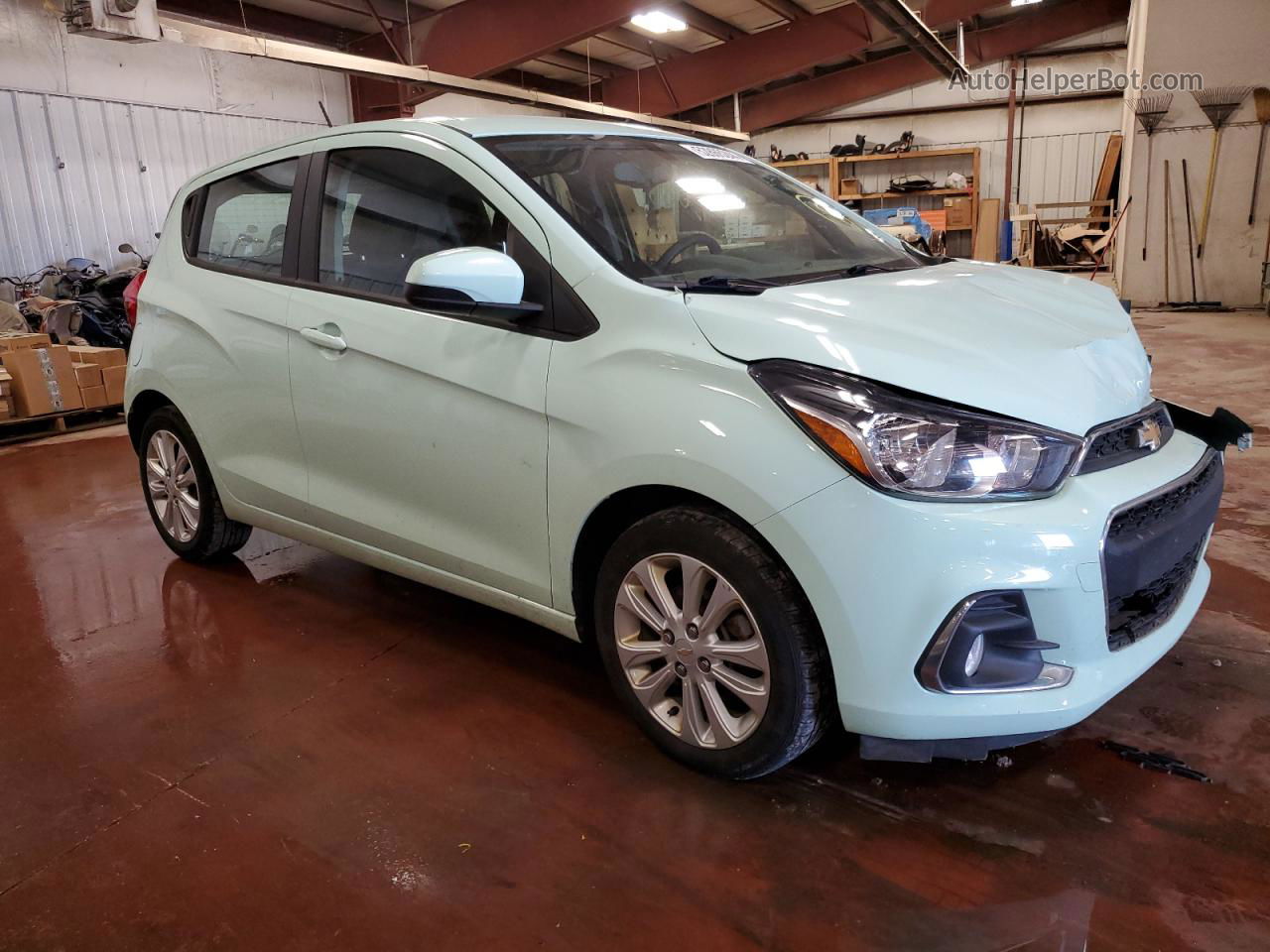 2017 Chevrolet Spark 1lt Зеленый vin: KL8CD6SAXHC725618