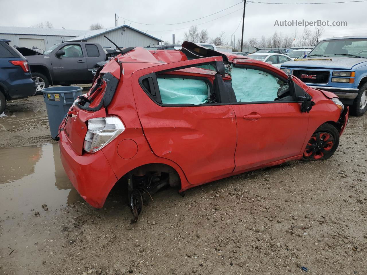 2017 Chevrolet Spark 1lt Red vin: KL8CD6SAXHC753418