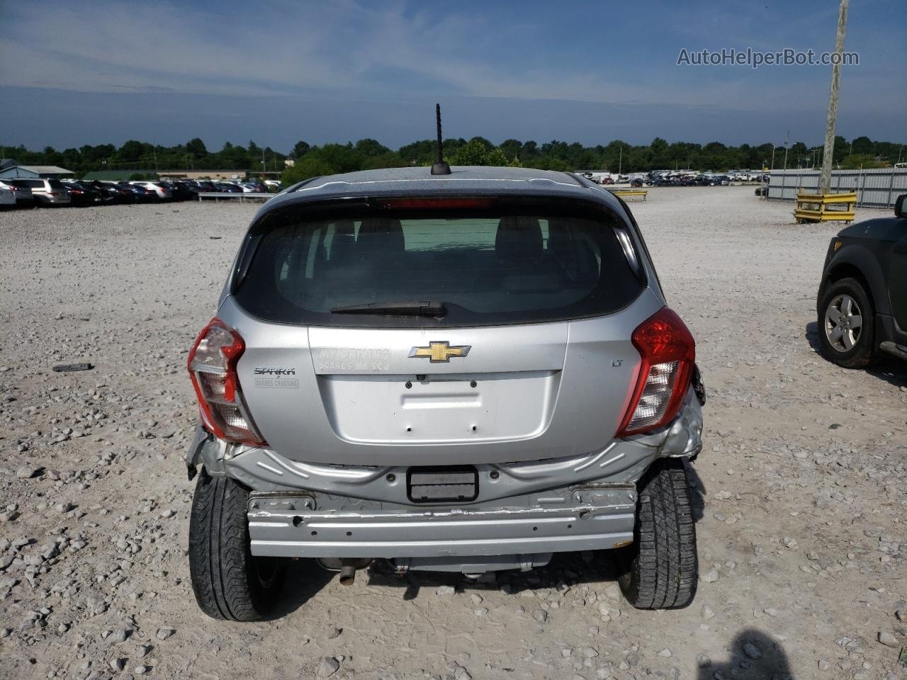 2017 Chevrolet Spark 1lt Silver vin: KL8CD6SAXHC760658