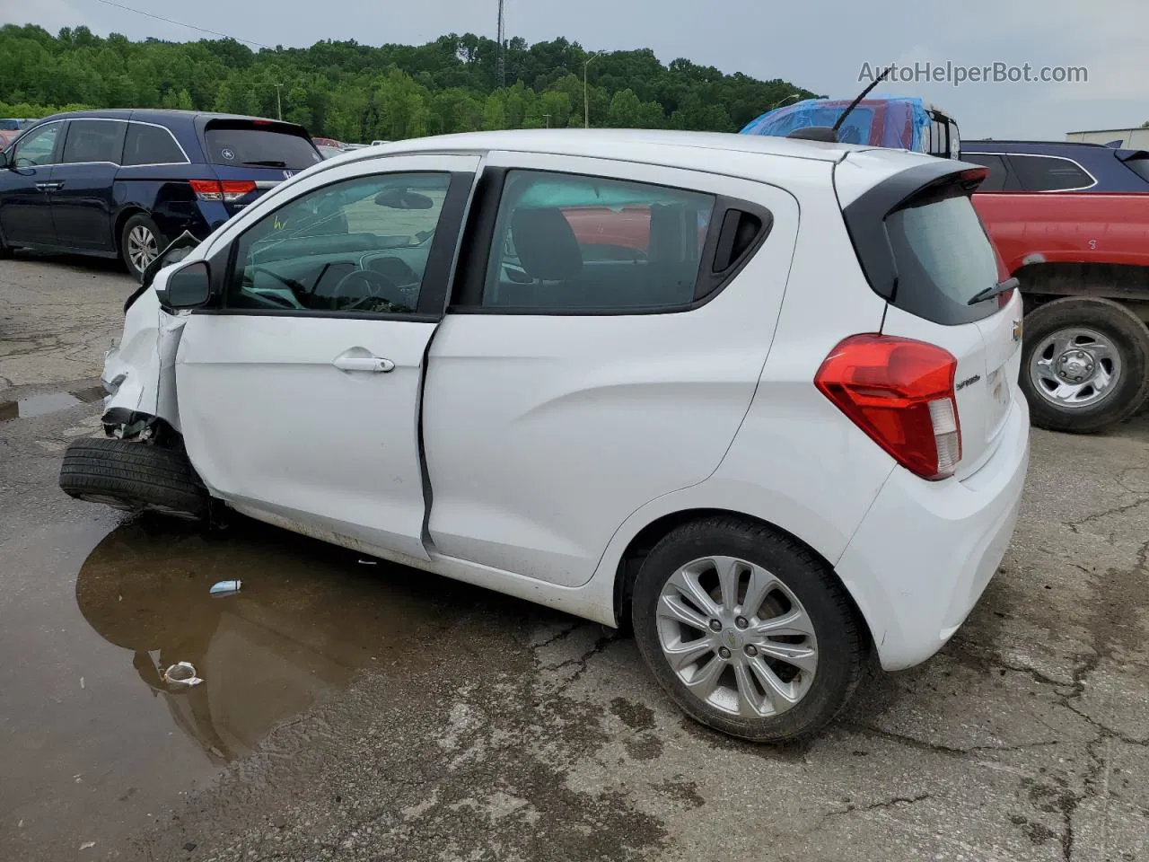 2017 Chevrolet Spark 1lt White vin: KL8CD6SAXHC822933