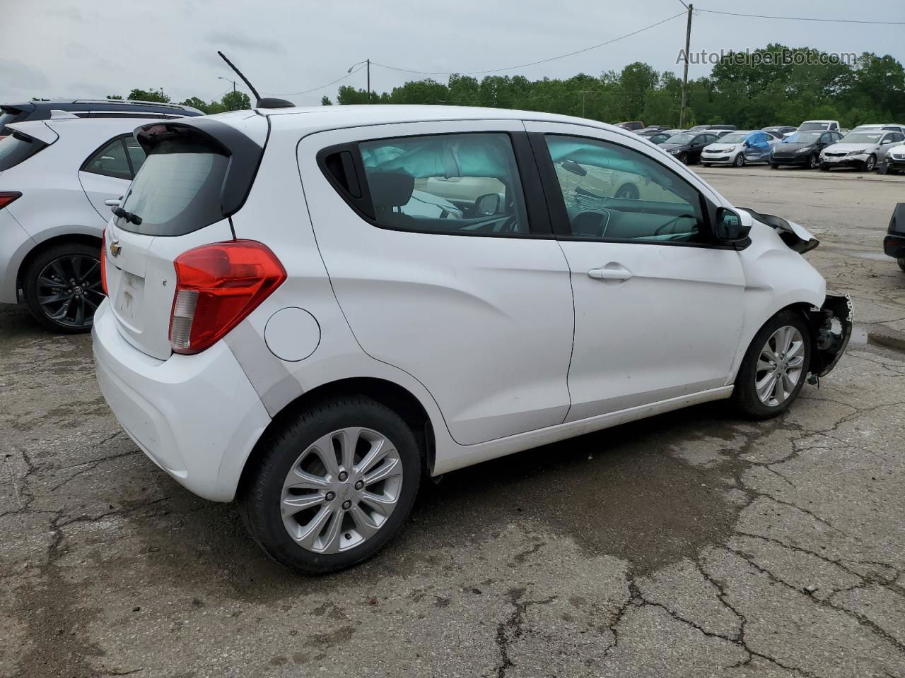 2017 Chevrolet Spark 1lt White vin: KL8CD6SAXHC822933