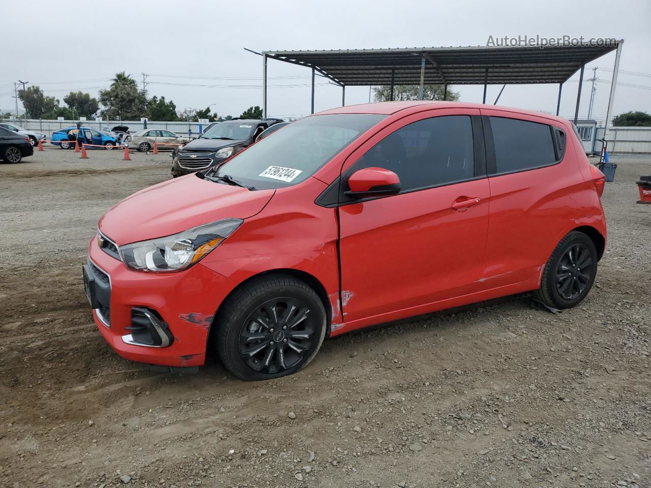 2017 Chevrolet Spark 1lt Red vin: KL8CD6SAXHC838937