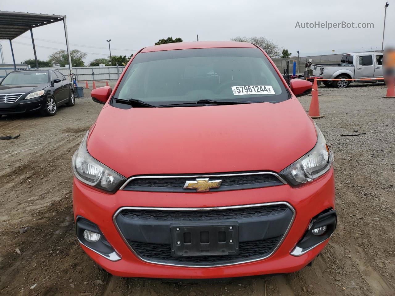 2017 Chevrolet Spark 1lt Red vin: KL8CD6SAXHC838937