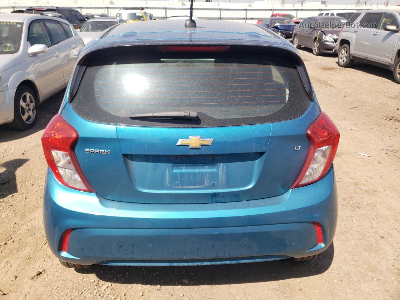 2019 Chevrolet Spark 1lt Синий vin: KL8CD6SAXKC720281