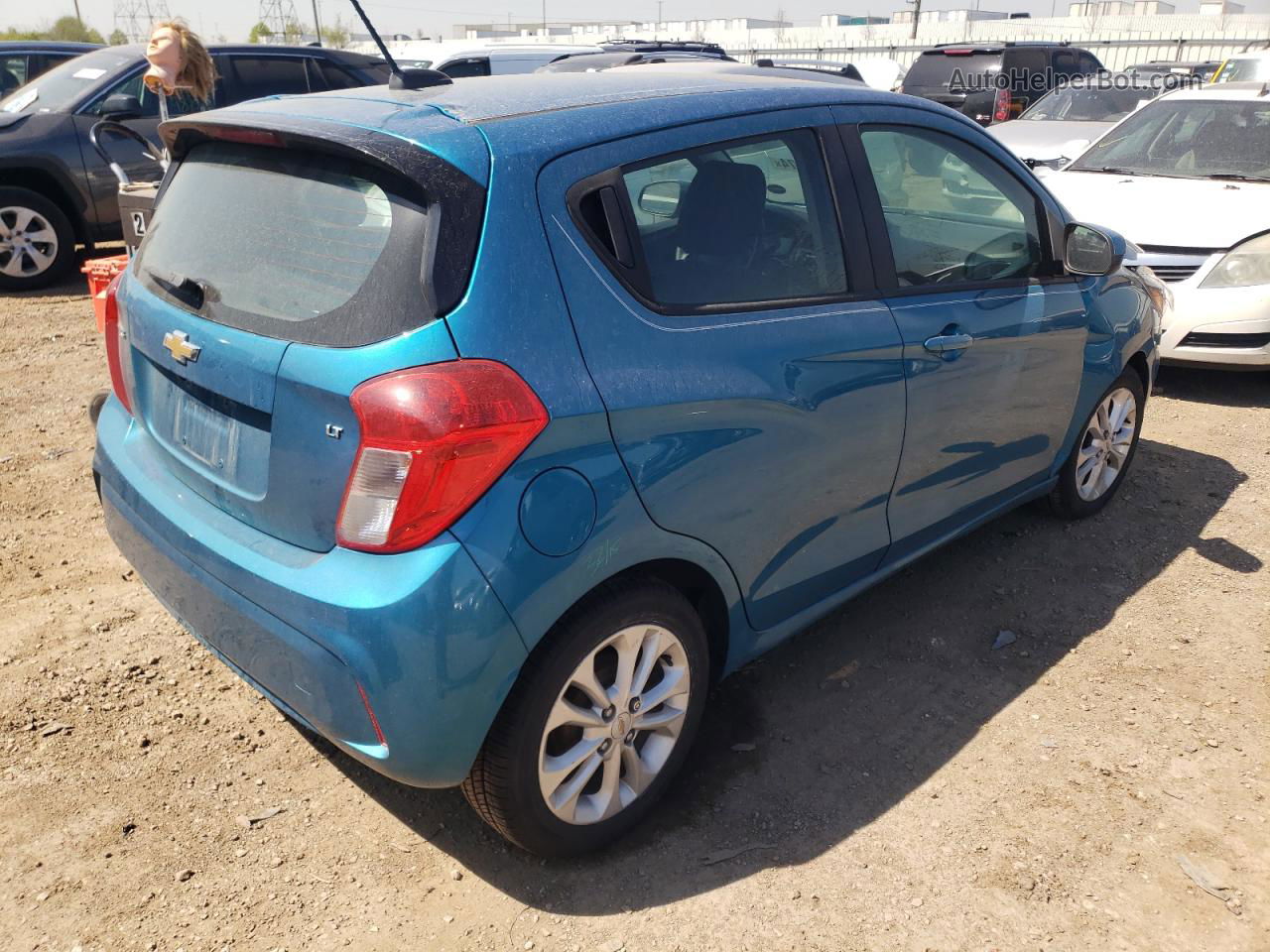 2019 Chevrolet Spark 1lt Синий vin: KL8CD6SAXKC720281