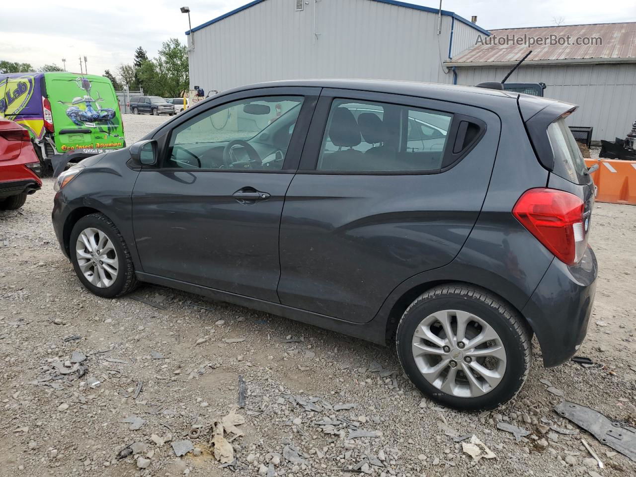 2019 Chevrolet Spark 1lt Gray vin: KL8CD6SAXKC815858