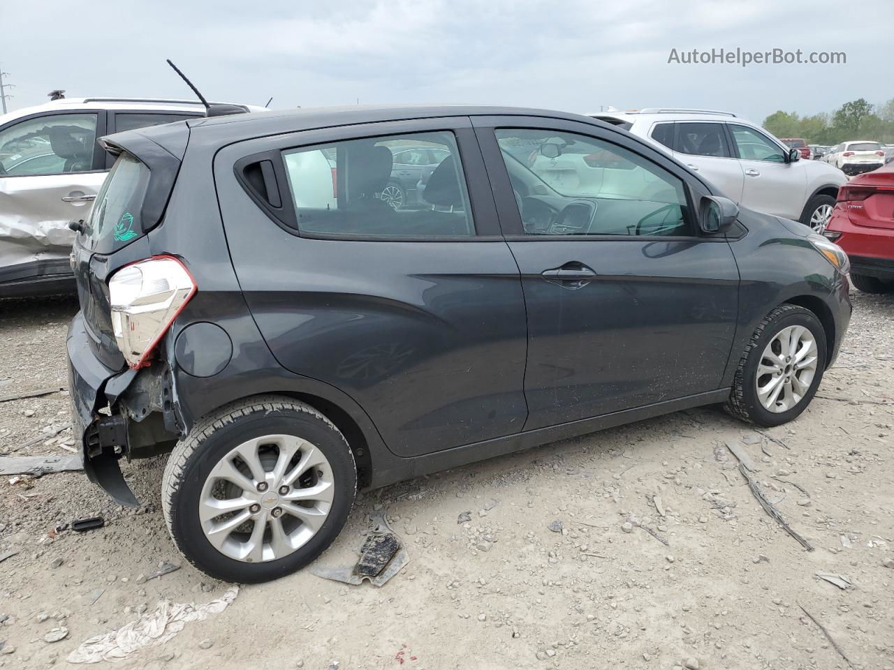 2019 Chevrolet Spark 1lt Gray vin: KL8CD6SAXKC815858