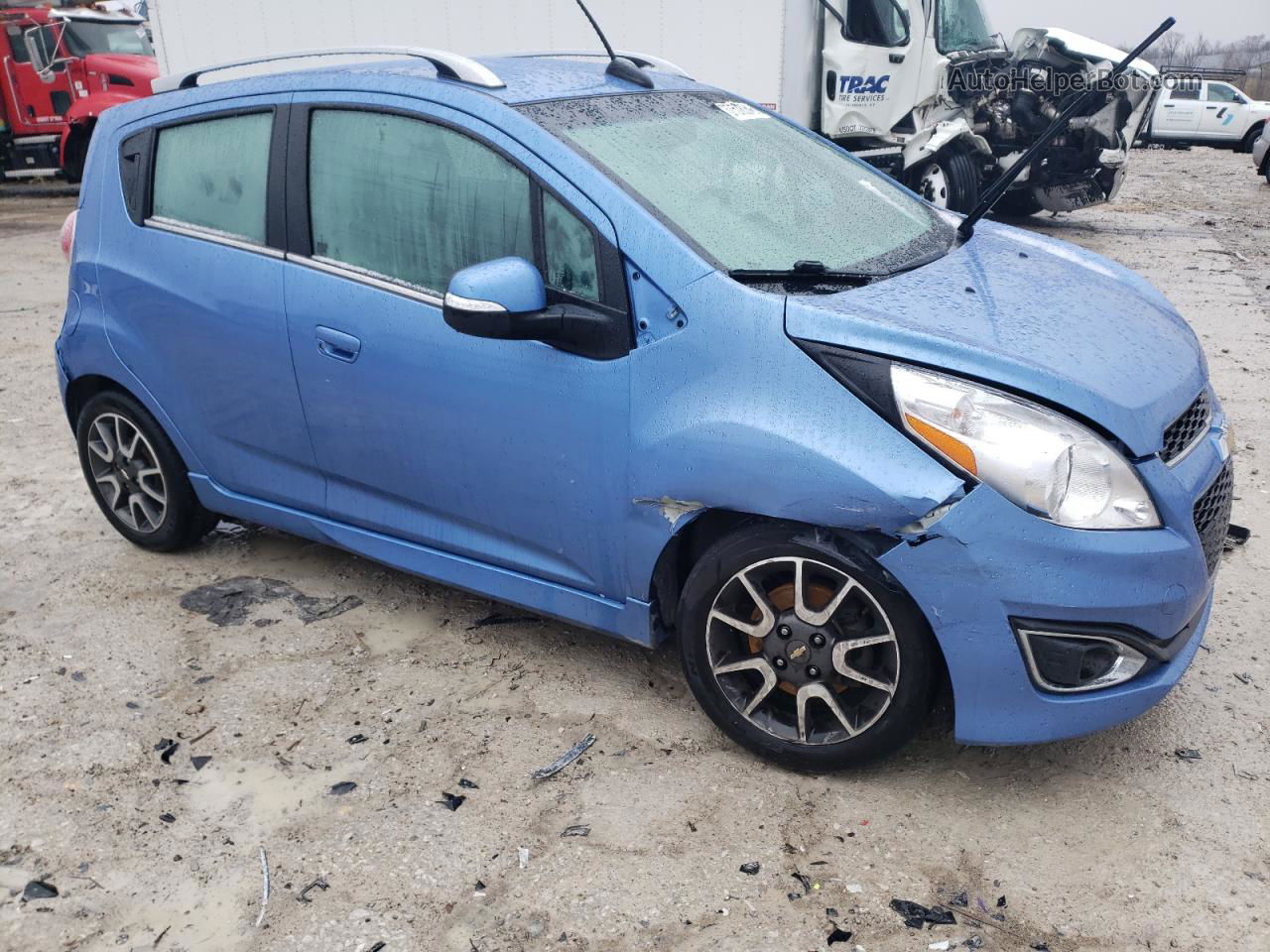 2015 Chevrolet Spark 2lt Синий vin: KL8CE6S95FC710234