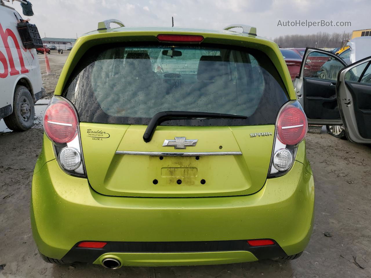 2013 Chevrolet Spark 2lt Green vin: KL8CF6S91DC501325