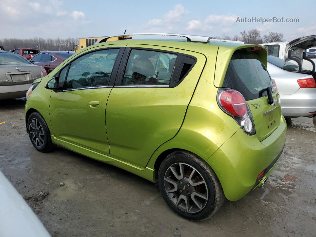 2013 Chevrolet Spark 2lt Green vin: KL8CF6S91DC501325