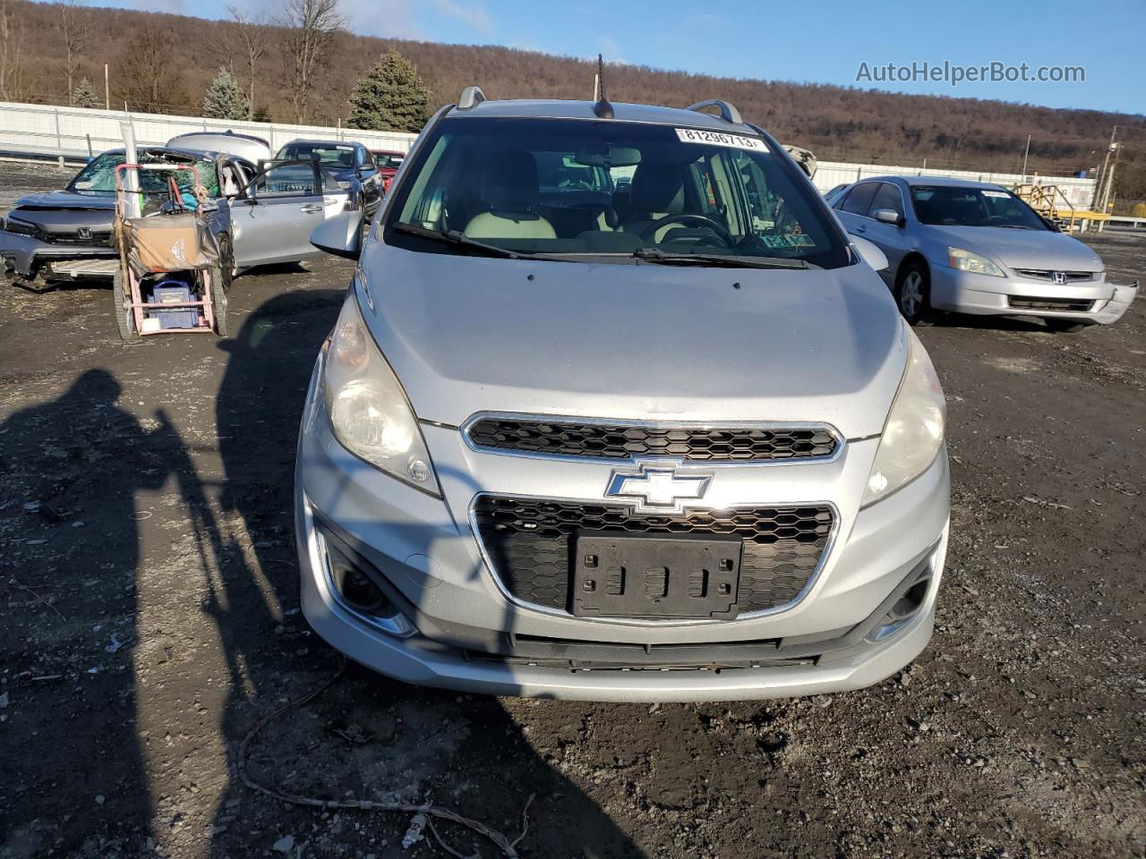 2013 Chevrolet Spark 2lt Silver vin: KL8CF6S94DC532410