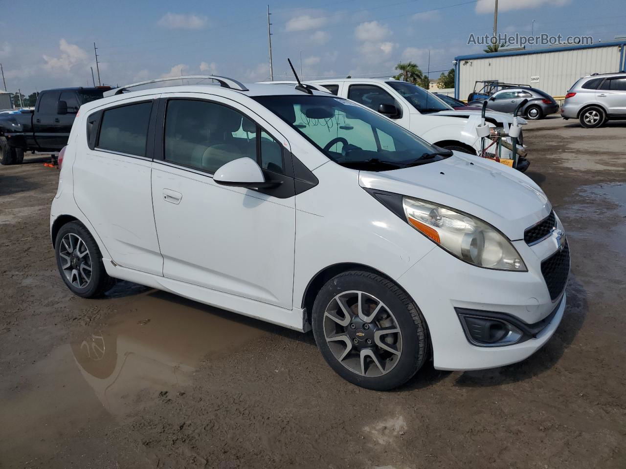 2013 Chevrolet Spark 2lt White vin: KL8CF6S94DC558991