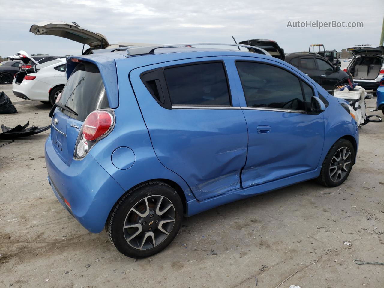 2013 Chevrolet Spark 2lt Blue vin: KL8CF6S96DC521103