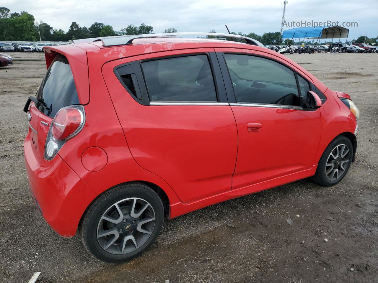 2013 Chevrolet Spark 2lt Red vin: KL8CF6S96DC571323