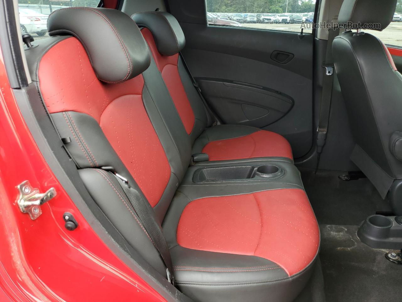2013 Chevrolet Spark 2lt Red vin: KL8CF6S96DC571323