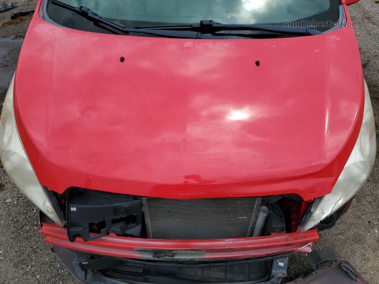 2013 Chevrolet Spark 2lt Red vin: KL8CF6S96DC571323