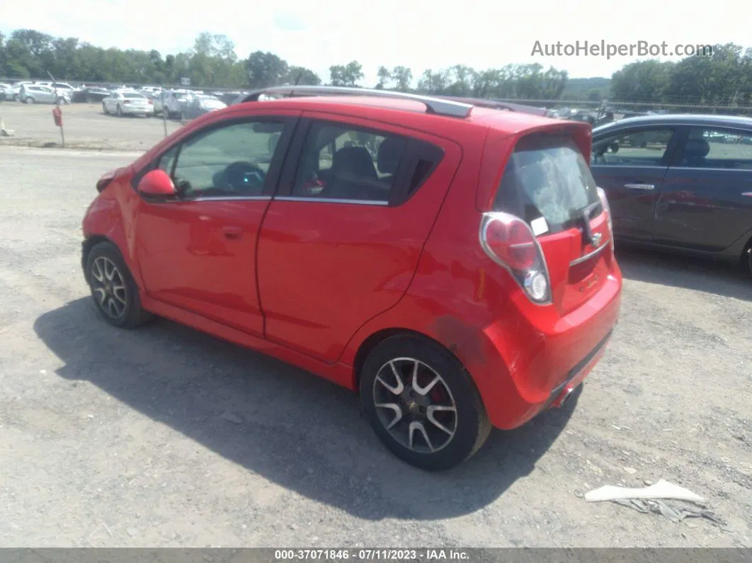 2013 Chevrolet Spark Lt Red vin: KL8CF6S98DC552692