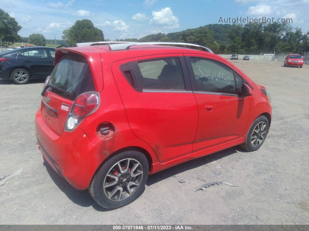 2013 Chevrolet Spark Lt Red vin: KL8CF6S98DC552692