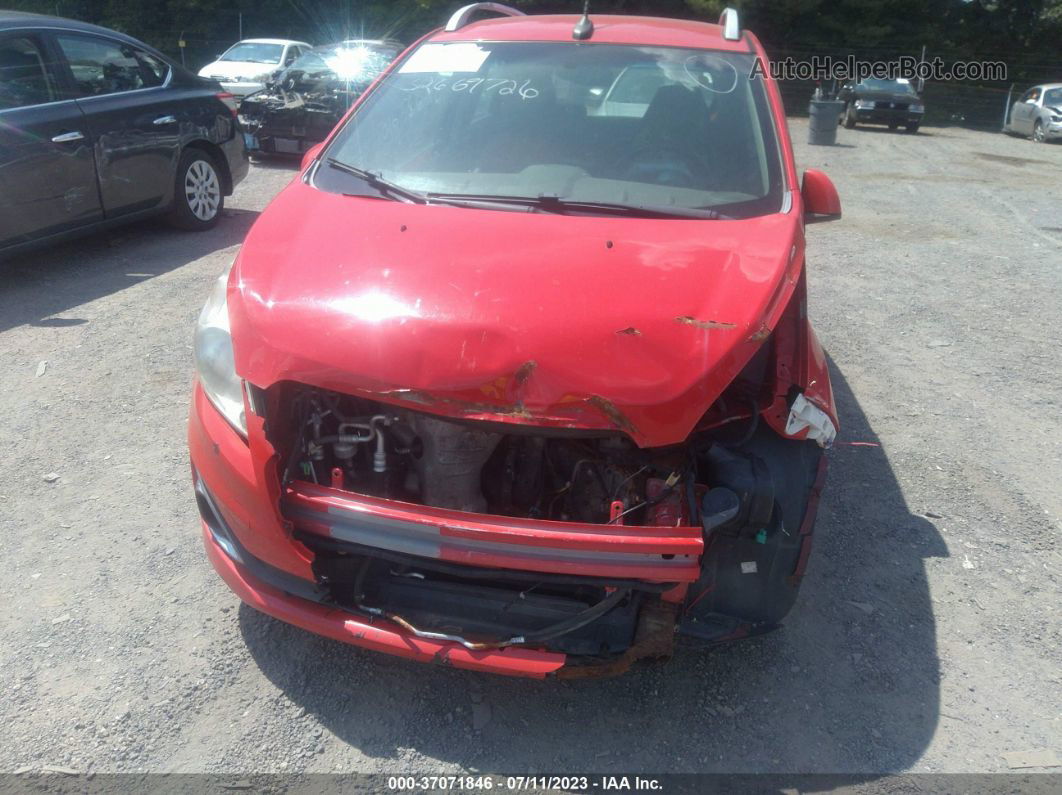 2013 Chevrolet Spark Lt Red vin: KL8CF6S98DC552692