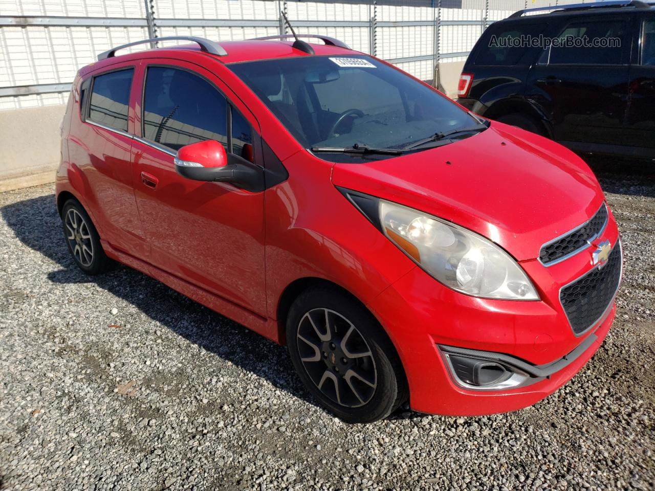 2015 Chevrolet Spark 2lt Red vin: KL8CF6S98FC740521