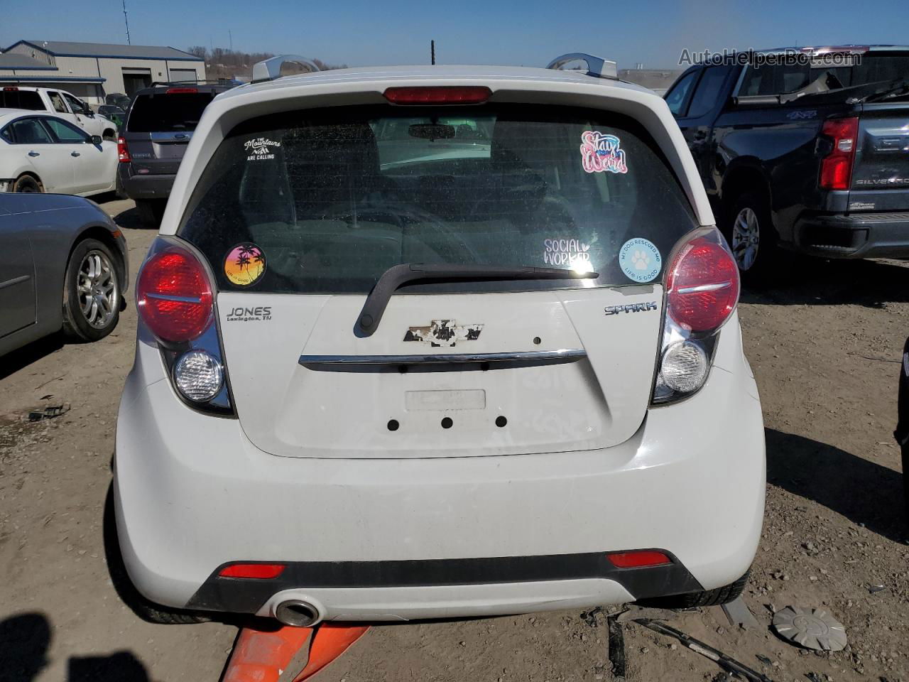 2015 Chevrolet Spark 2lt White vin: KL8CF6S98FC758114