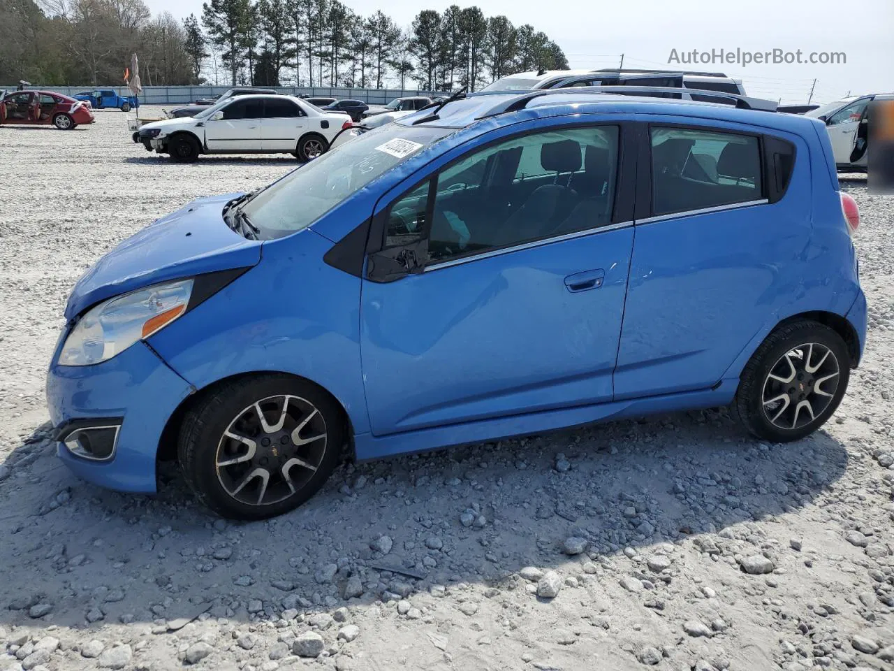 2013 Chevrolet Spark 2lt Синий vin: KL8CF6S99DC514615