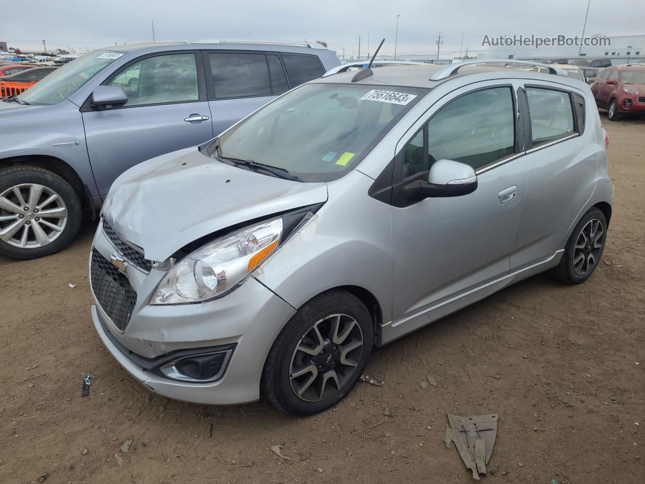 2015 Chevrolet Spark 2lt Silver vin: KL8CF6S99FC793017