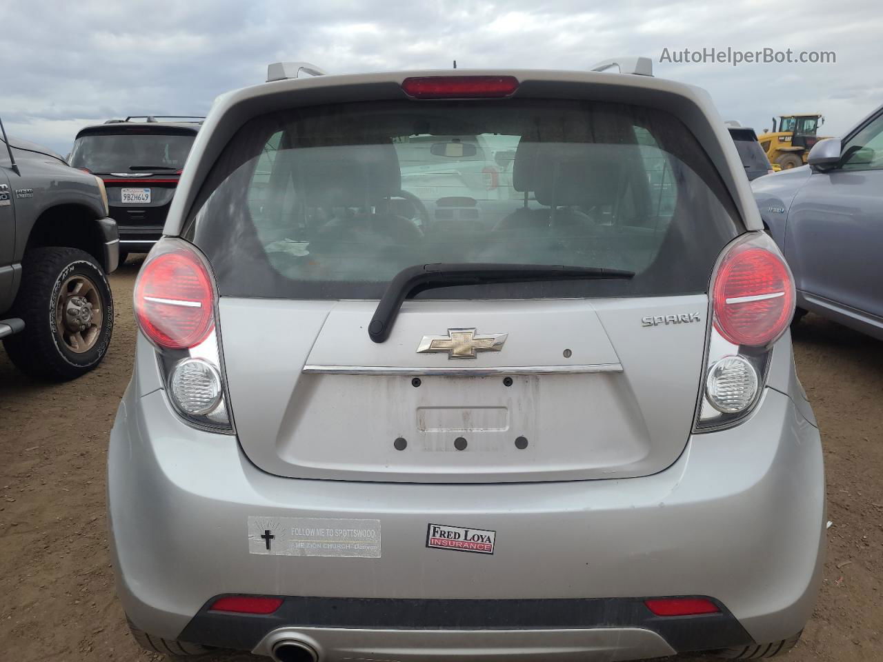 2015 Chevrolet Spark 2lt Silver vin: KL8CF6S99FC793017