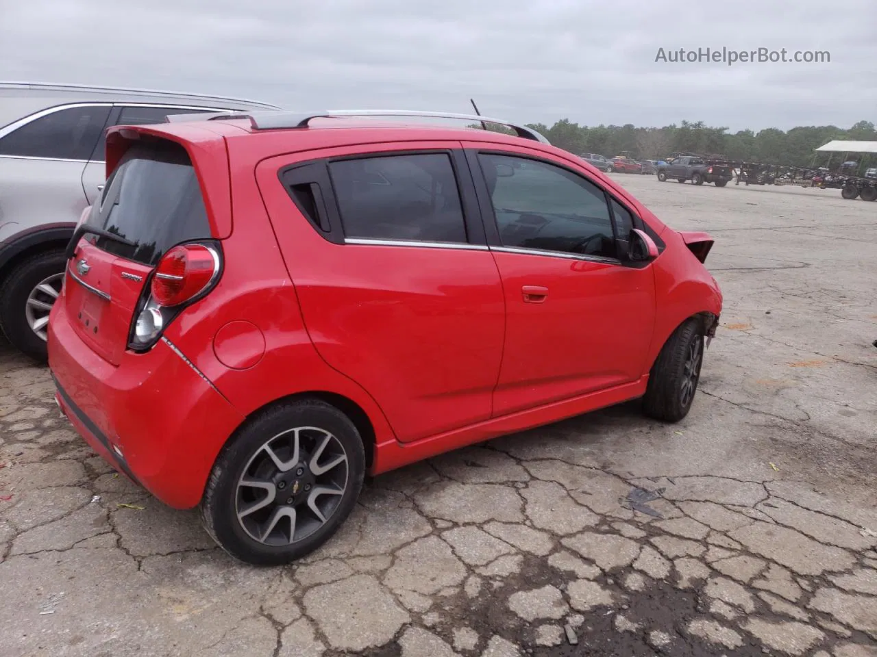 2013 Chevrolet Spark 2lt Red vin: KL8CF6S9XDC505678