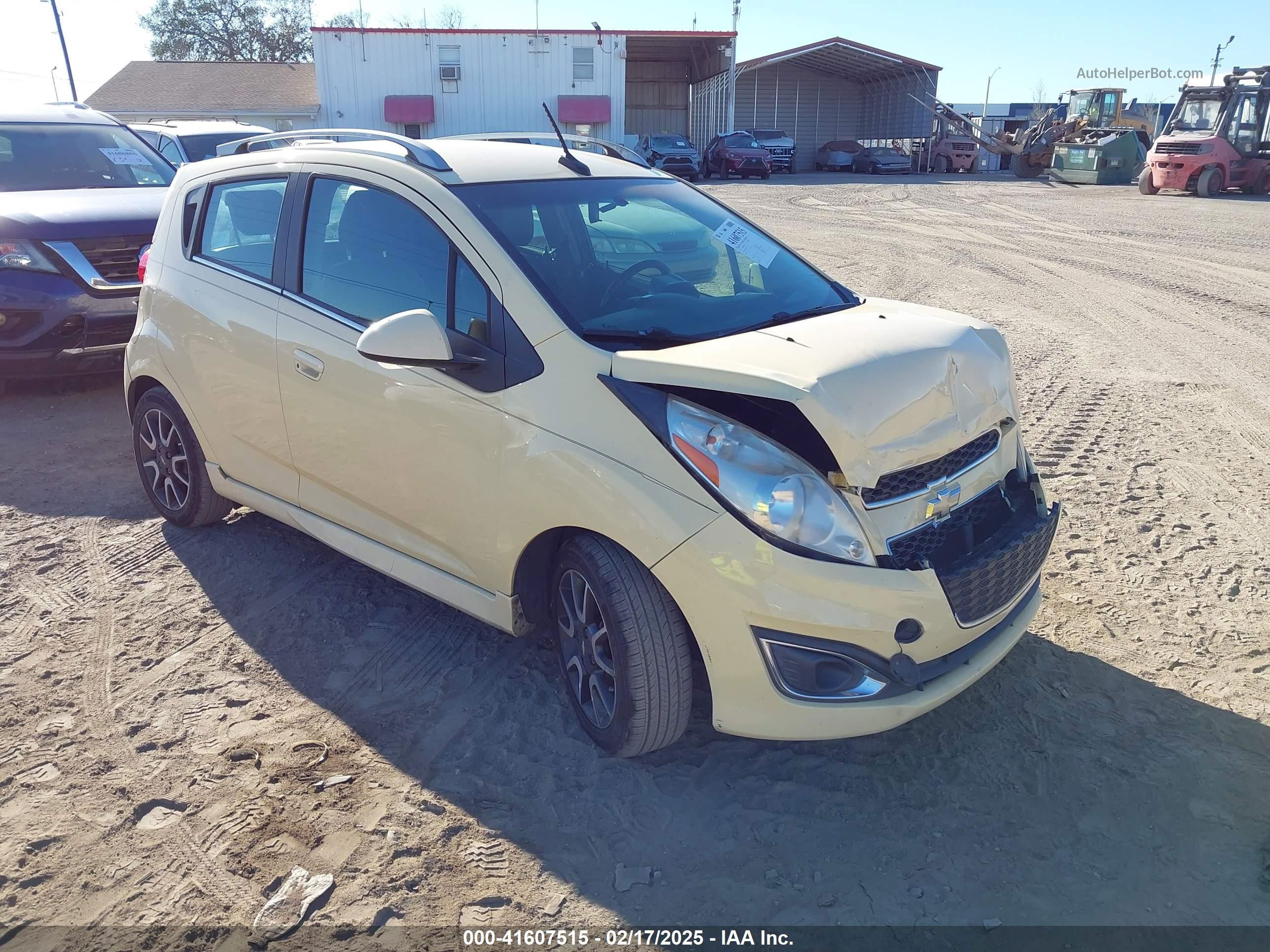 2013 Chevrolet Spark 2lt Auto Yellow vin: KL8CF6S9XDC520147