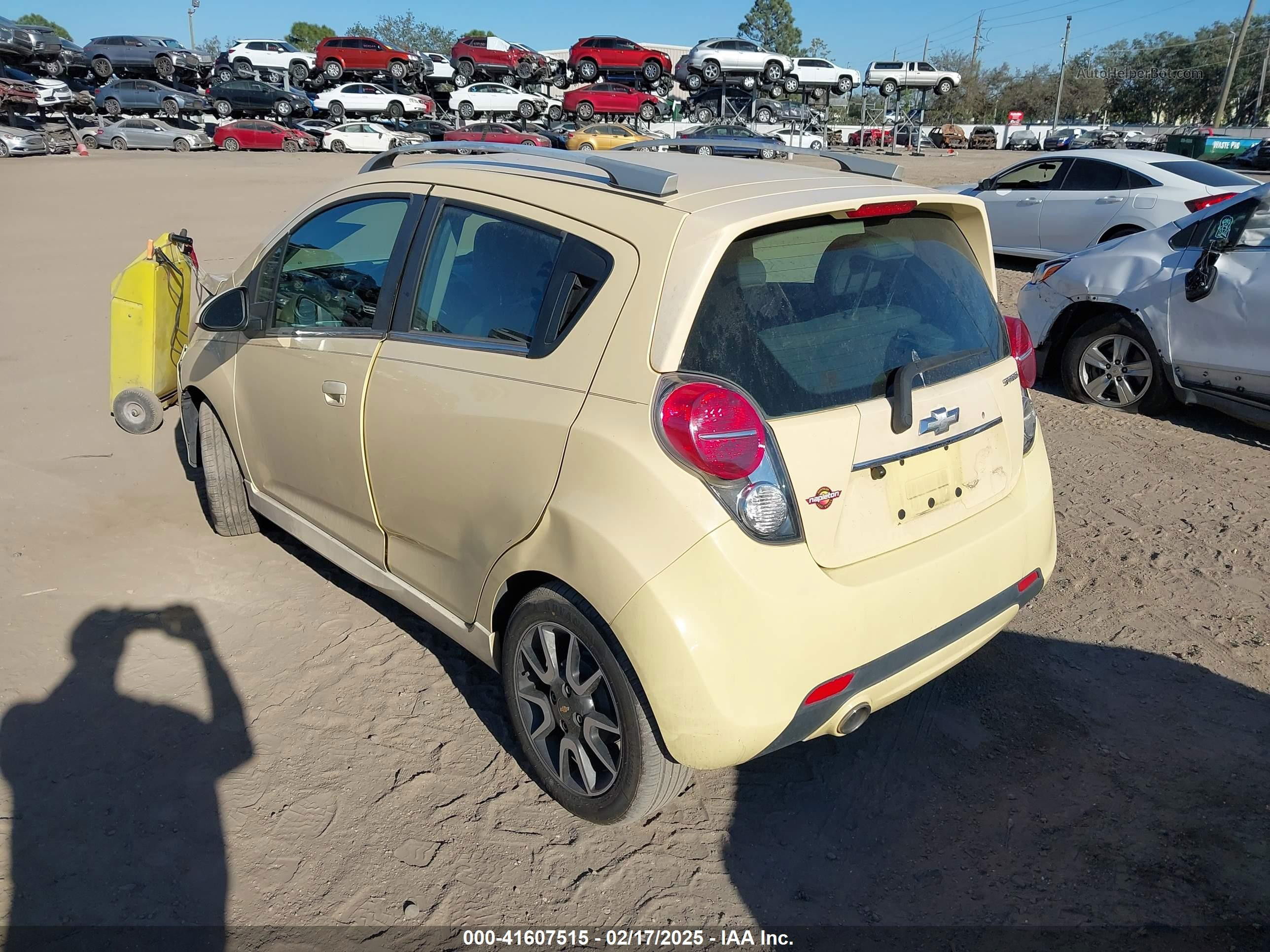 2013 Chevrolet Spark 2lt Auto Yellow vin: KL8CF6S9XDC520147