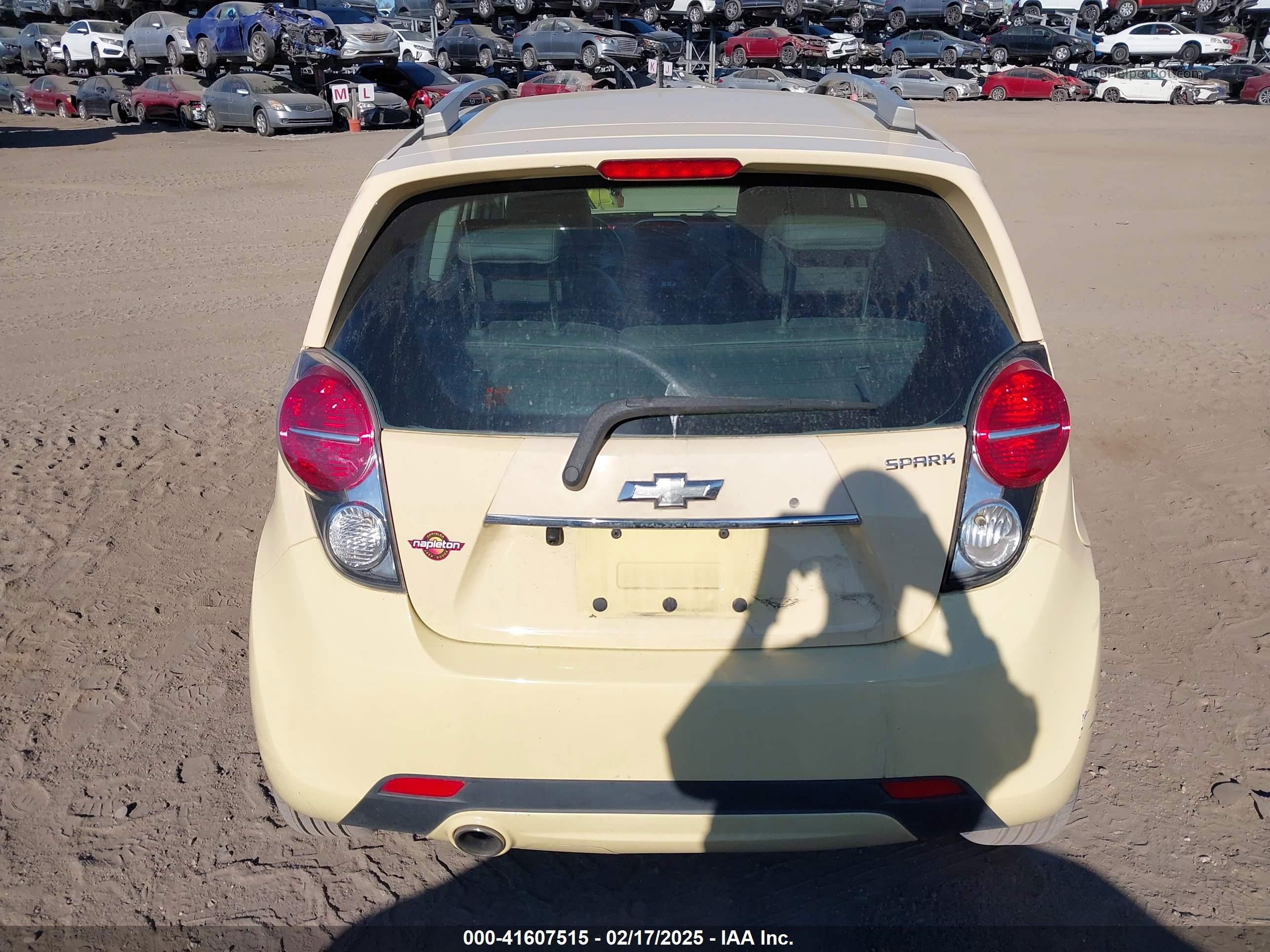 2013 Chevrolet Spark 2lt Auto Yellow vin: KL8CF6S9XDC520147