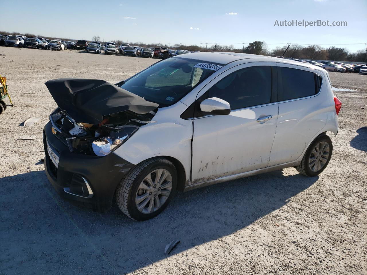 2017 Chevrolet Spark 2lt White vin: KL8CF6SA3HC832407