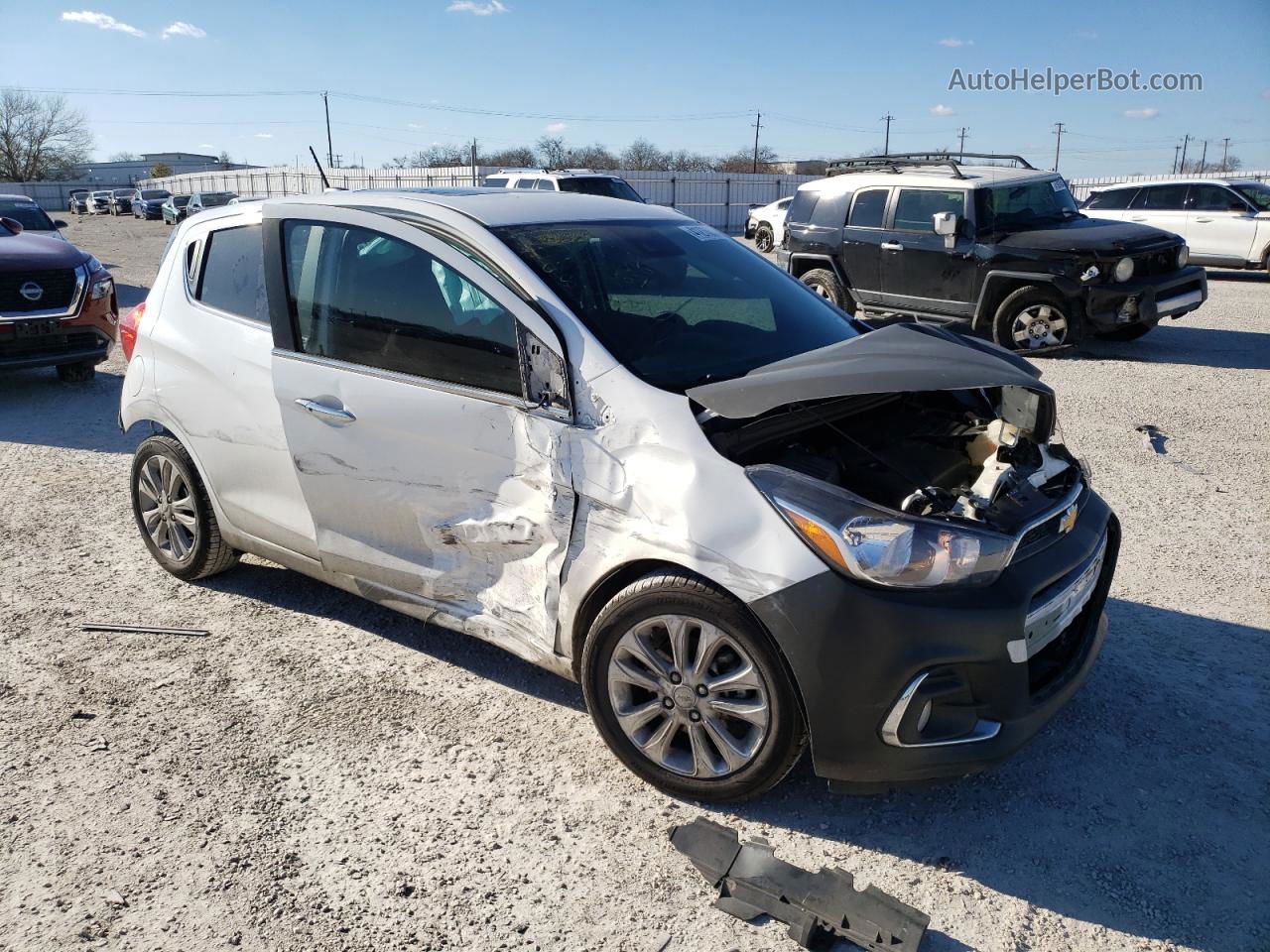 2017 Chevrolet Spark 2lt White vin: KL8CF6SA3HC832407