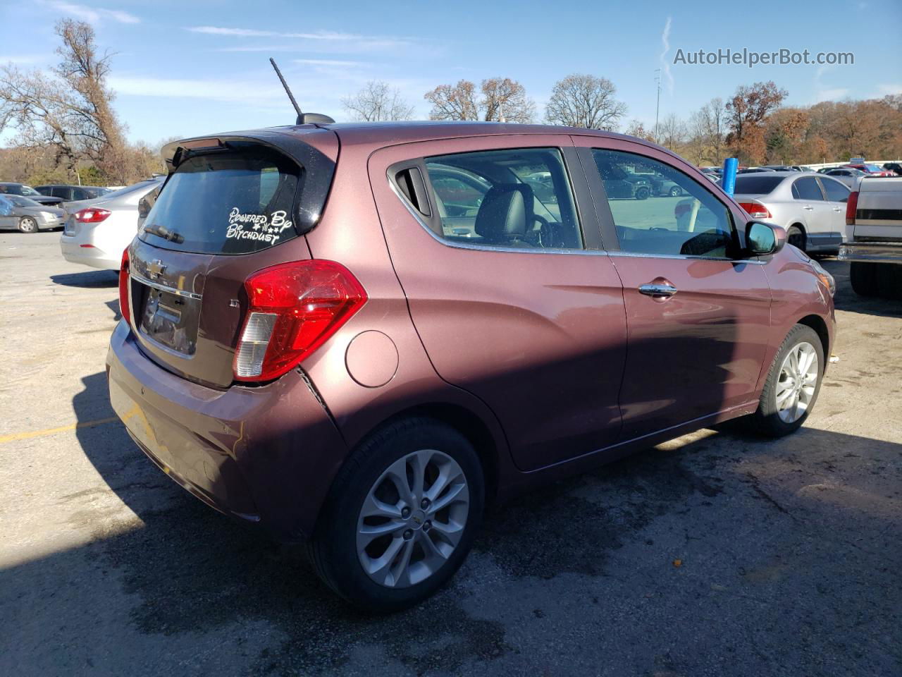 2019 Chevrolet Spark 2lt Purple vin: KL8CF6SA7KC777659