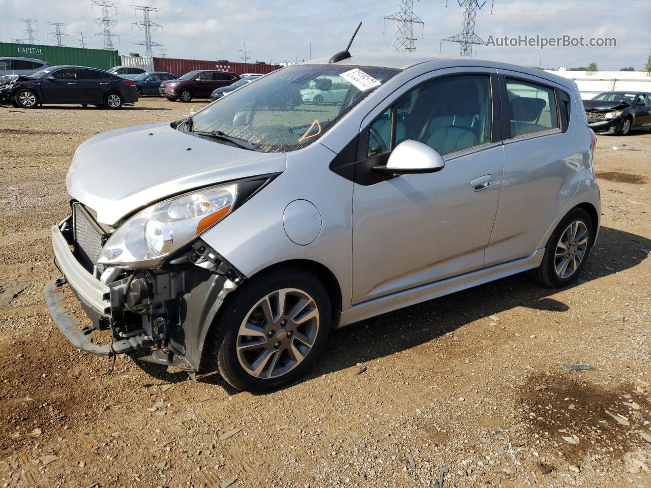 2015 Chevrolet Spark Ev 1lt Silver vin: KL8CK6S07FC726011