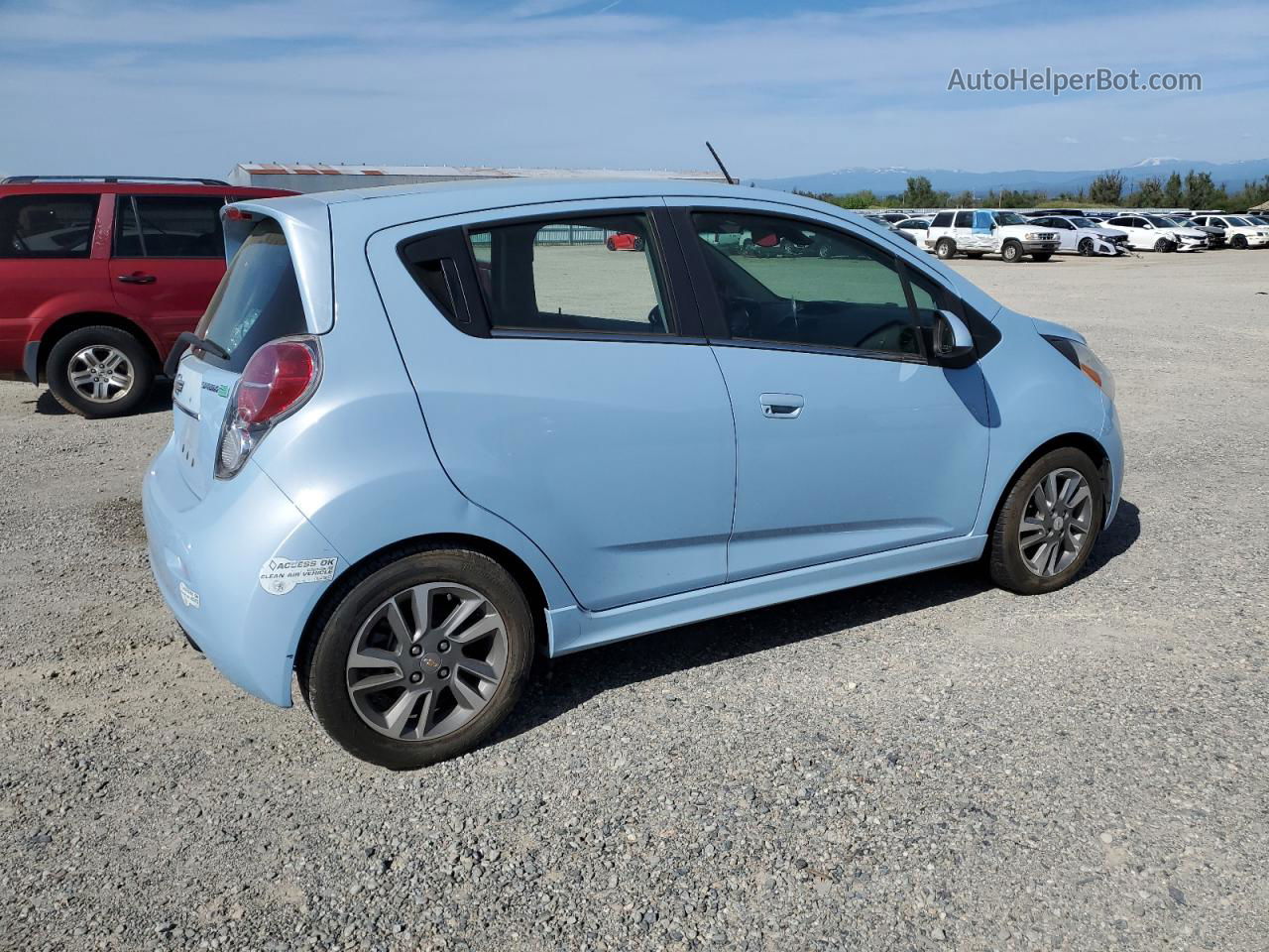 2015 Chevrolet Spark Ev 1lt Blue vin: KL8CK6S09FC757924