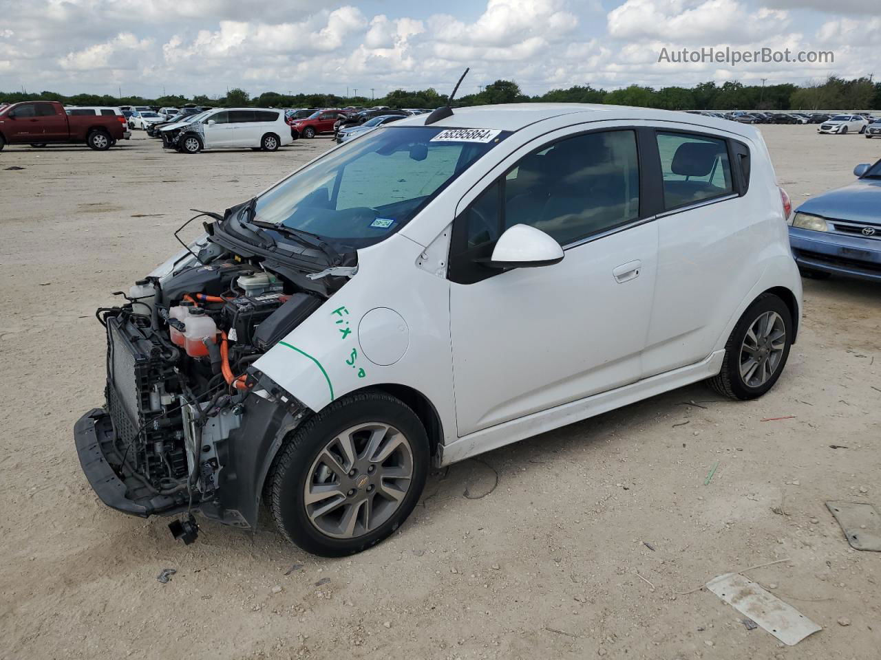 2015 Chevrolet Spark Ev 2lt Белый vin: KL8CL6S03FC723586