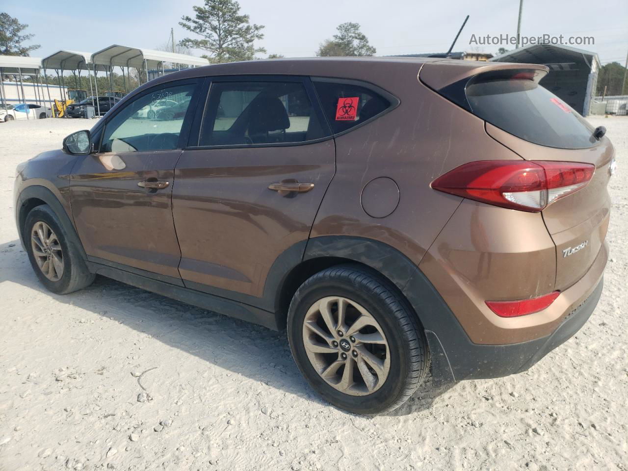 2016 Hyundai Tucson Se Коричневый vin: KM8J23A40GU039381