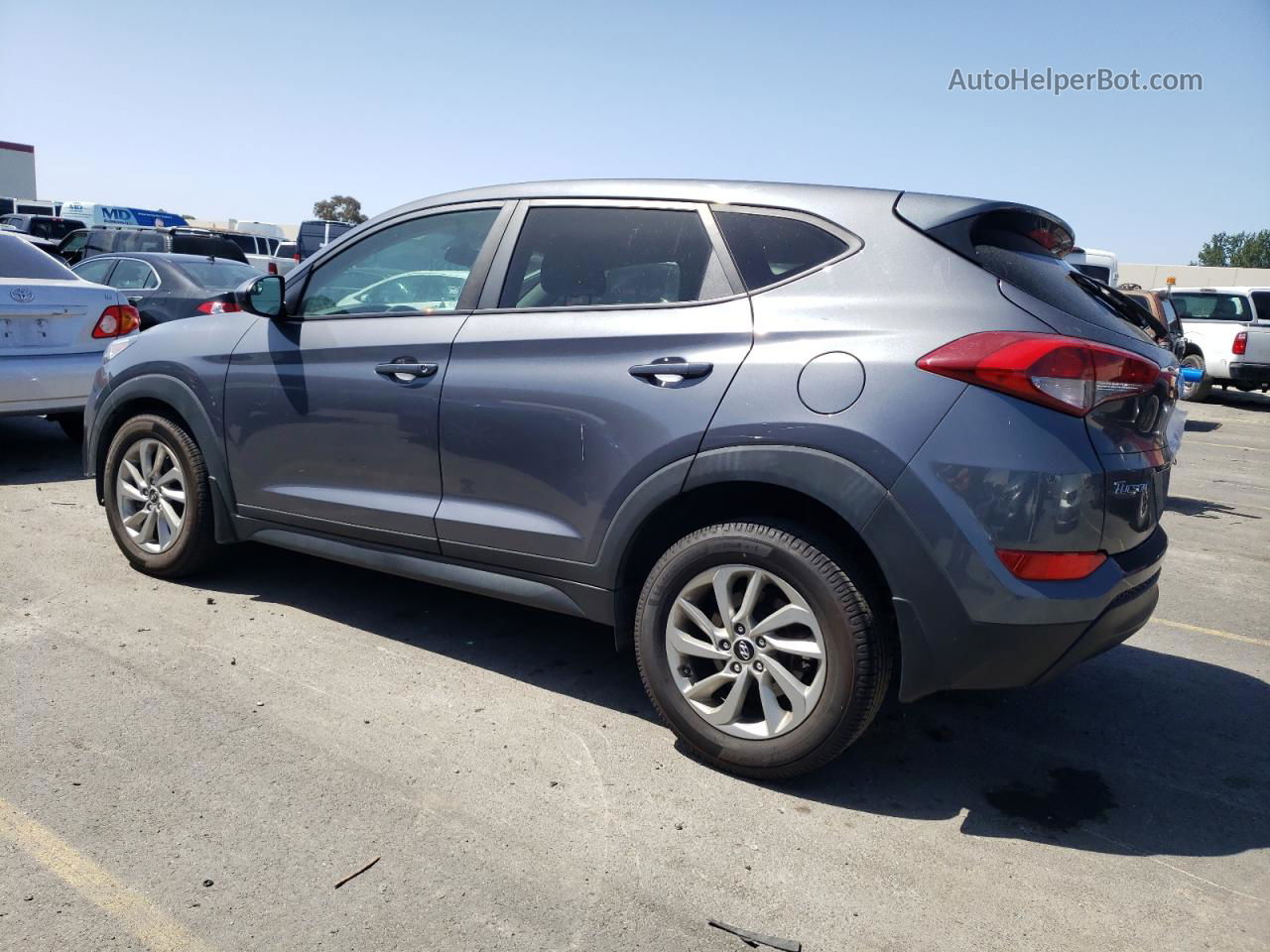 2016 Hyundai Tucson Se Gray vin: KM8J23A40GU213806