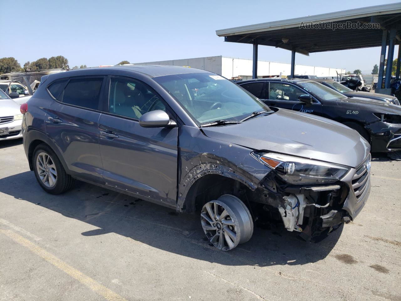 2016 Hyundai Tucson Se Серый vin: KM8J23A40GU213806