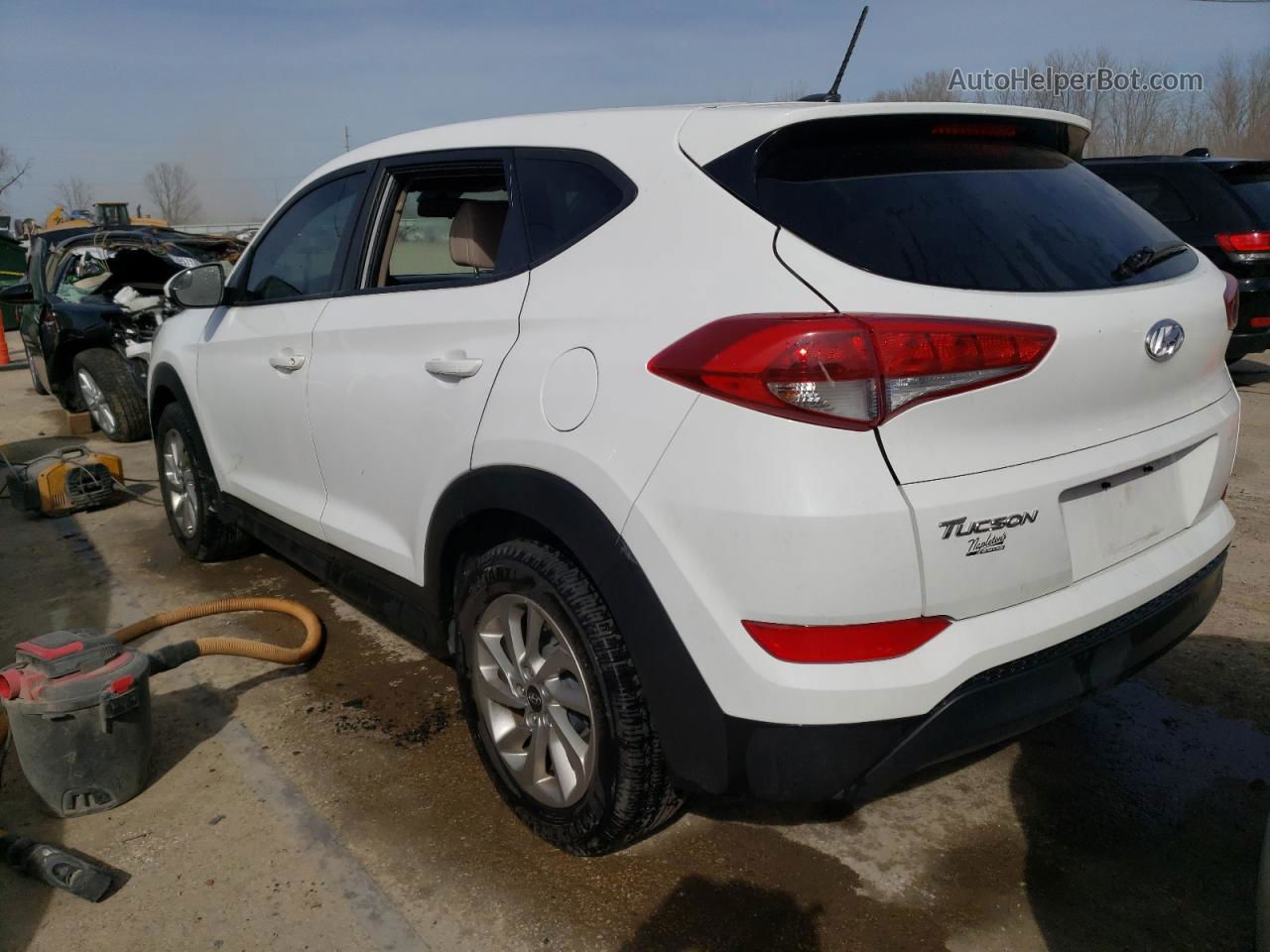 2017 Hyundai Tucson Se White vin: KM8J23A40HU262621