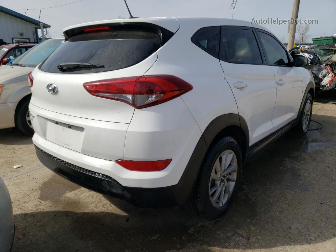 2017 Hyundai Tucson Se White vin: KM8J23A40HU262621