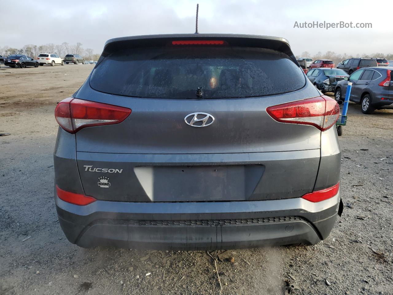 2017 Hyundai Tucson Se Серый vin: KM8J23A40HU430080