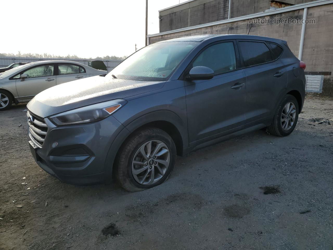 2017 Hyundai Tucson Se Gray vin: KM8J23A40HU430080