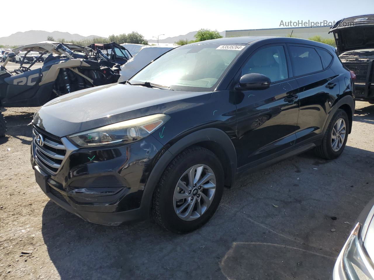 2017 Hyundai Tucson Se Черный vin: KM8J23A40HU464746